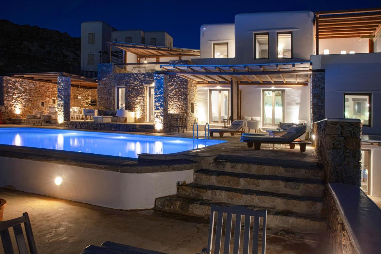 Amallini Suites Mykonos 超级天堂海滩 外观 照片