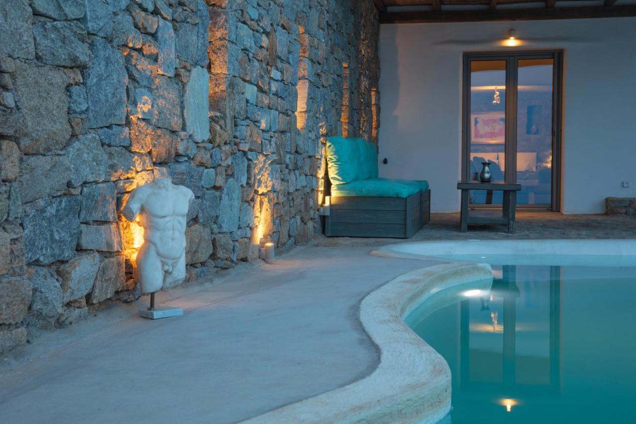 Amallini Suites Mykonos 超级天堂海滩 外观 照片