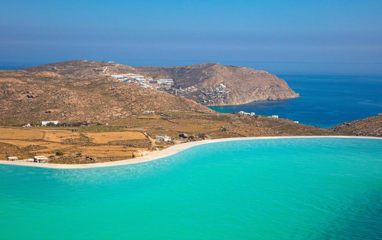 Amallini Suites Mykonos 超级天堂海滩 外观 照片