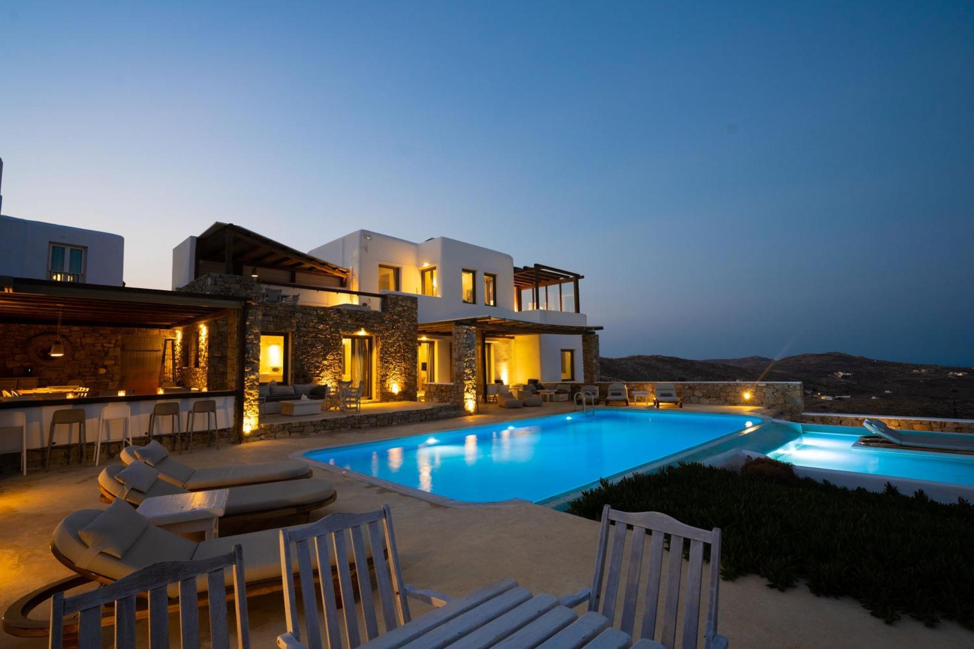 Amallini Suites Mykonos 超级天堂海滩 外观 照片