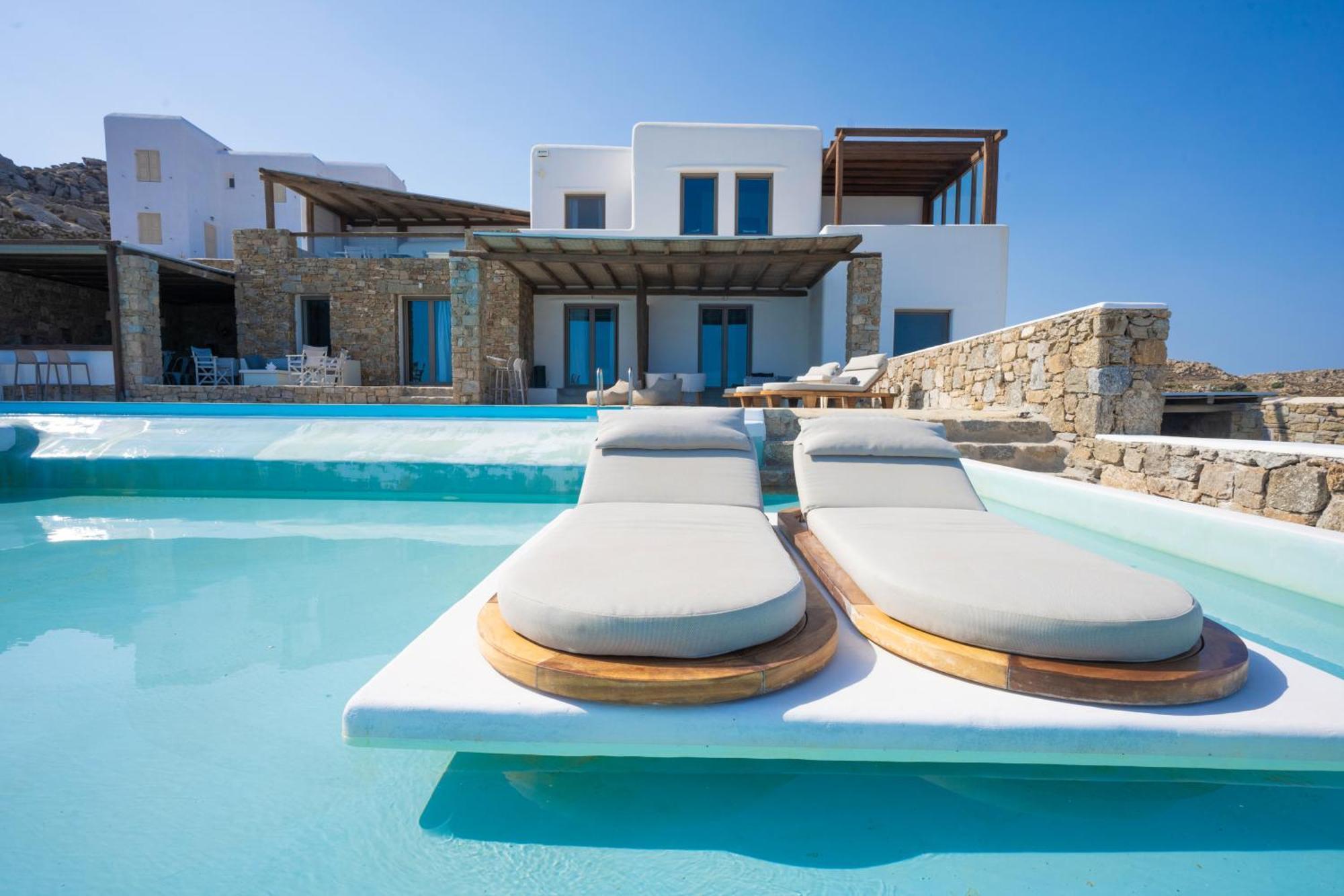 Amallini Suites Mykonos 超级天堂海滩 外观 照片