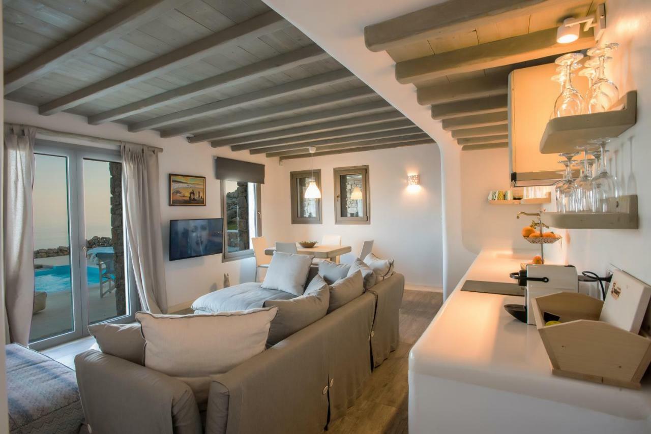 Amallini Suites Mykonos 超级天堂海滩 外观 照片