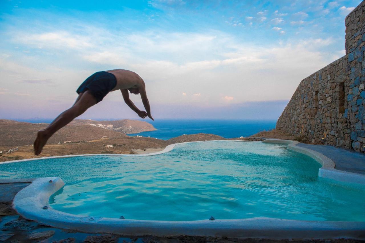 Amallini Suites Mykonos 超级天堂海滩 外观 照片