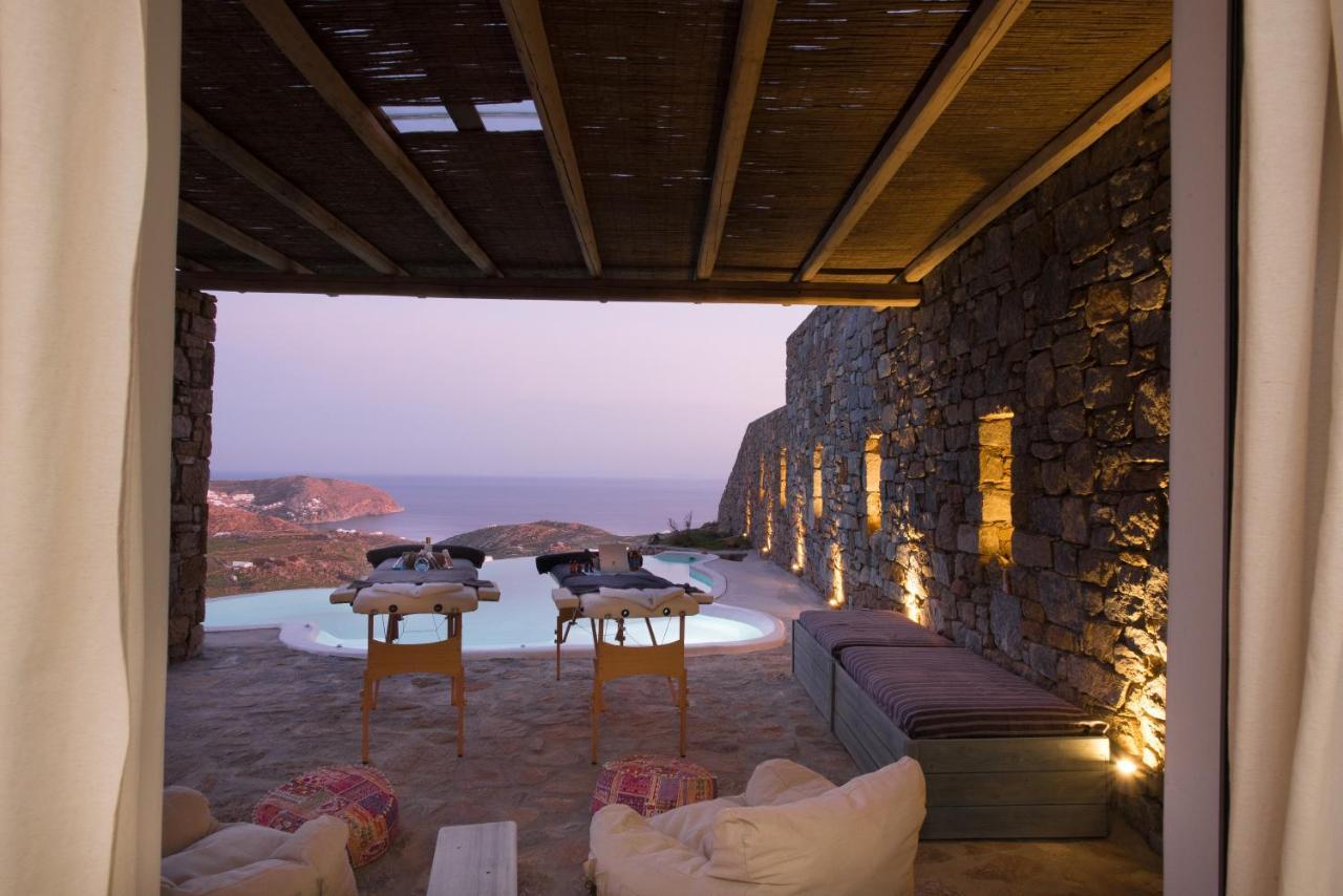 Amallini Suites Mykonos 超级天堂海滩 外观 照片